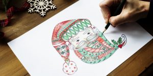 mindfulness coloring and art