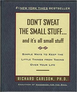 Don't sweat the small stuff