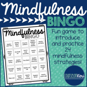 mindfulness bingo